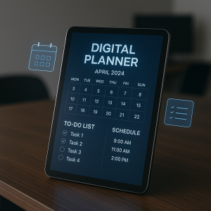 Time Management & Productivity Planner (Digital)
